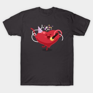 Karaoke Valentines Heart T-Shirt